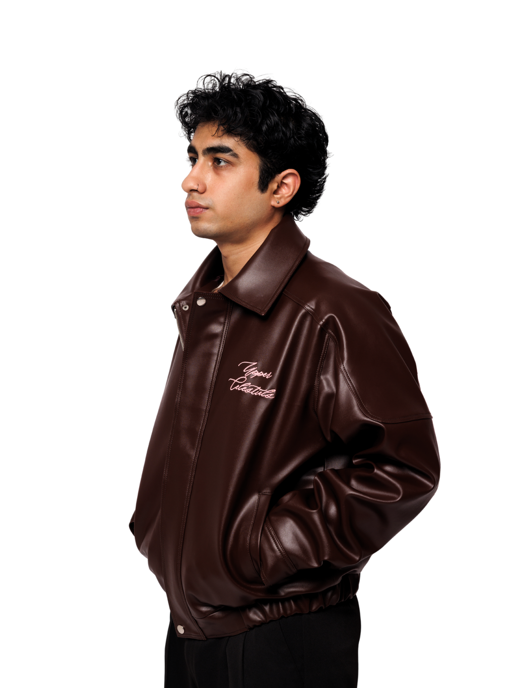 Vintage Brown Bomber Jacket - Limited Edition