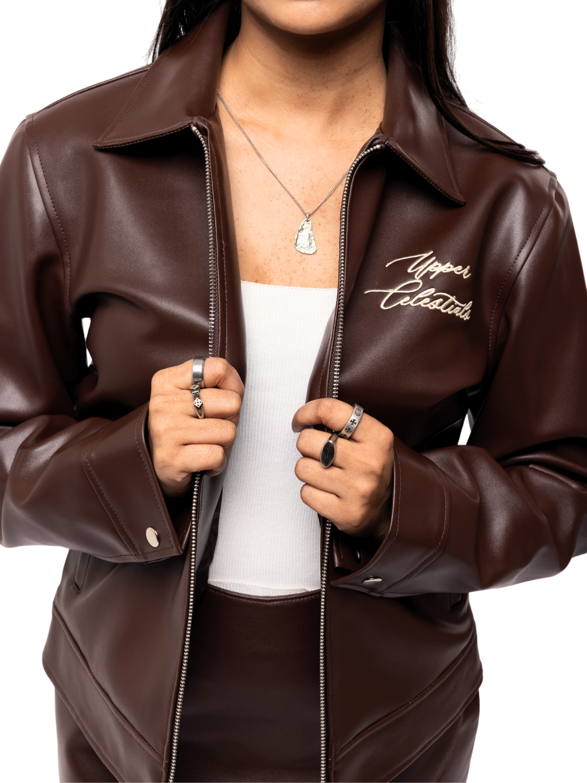 Vintage Brown Cropped Jacket
