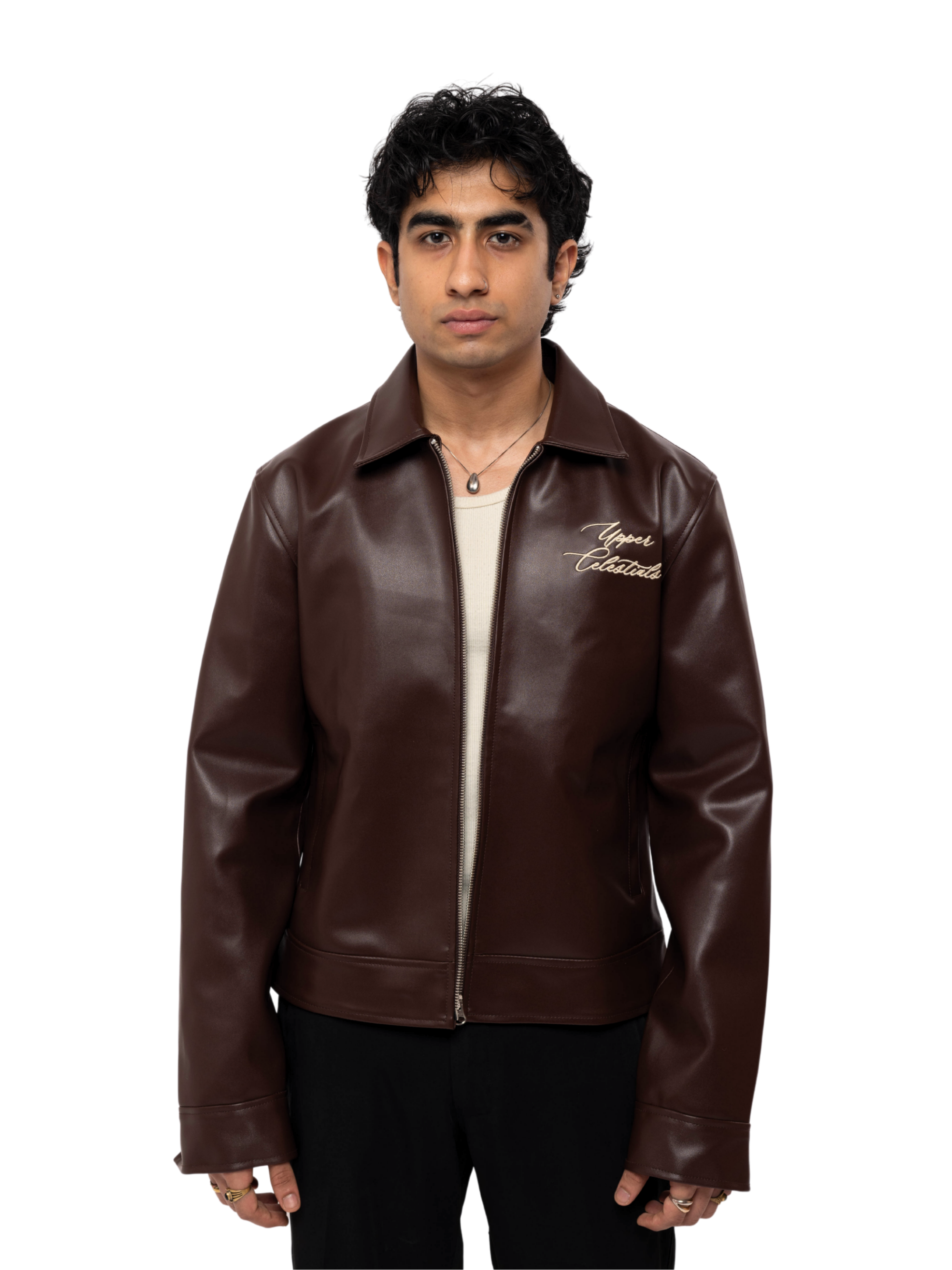Vintage Brown Cropped Jacket