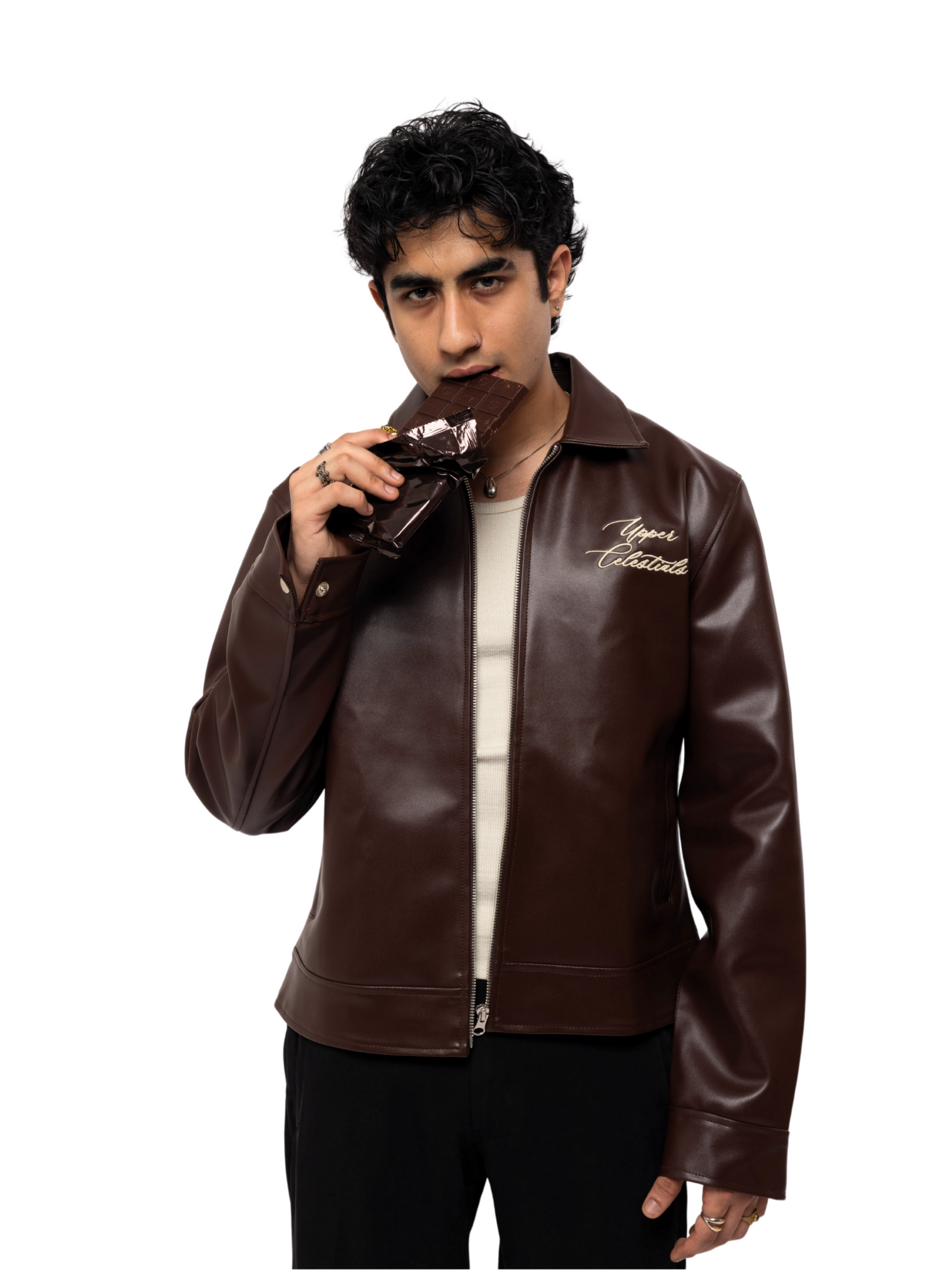 Vintage Brown Cropped Jacket