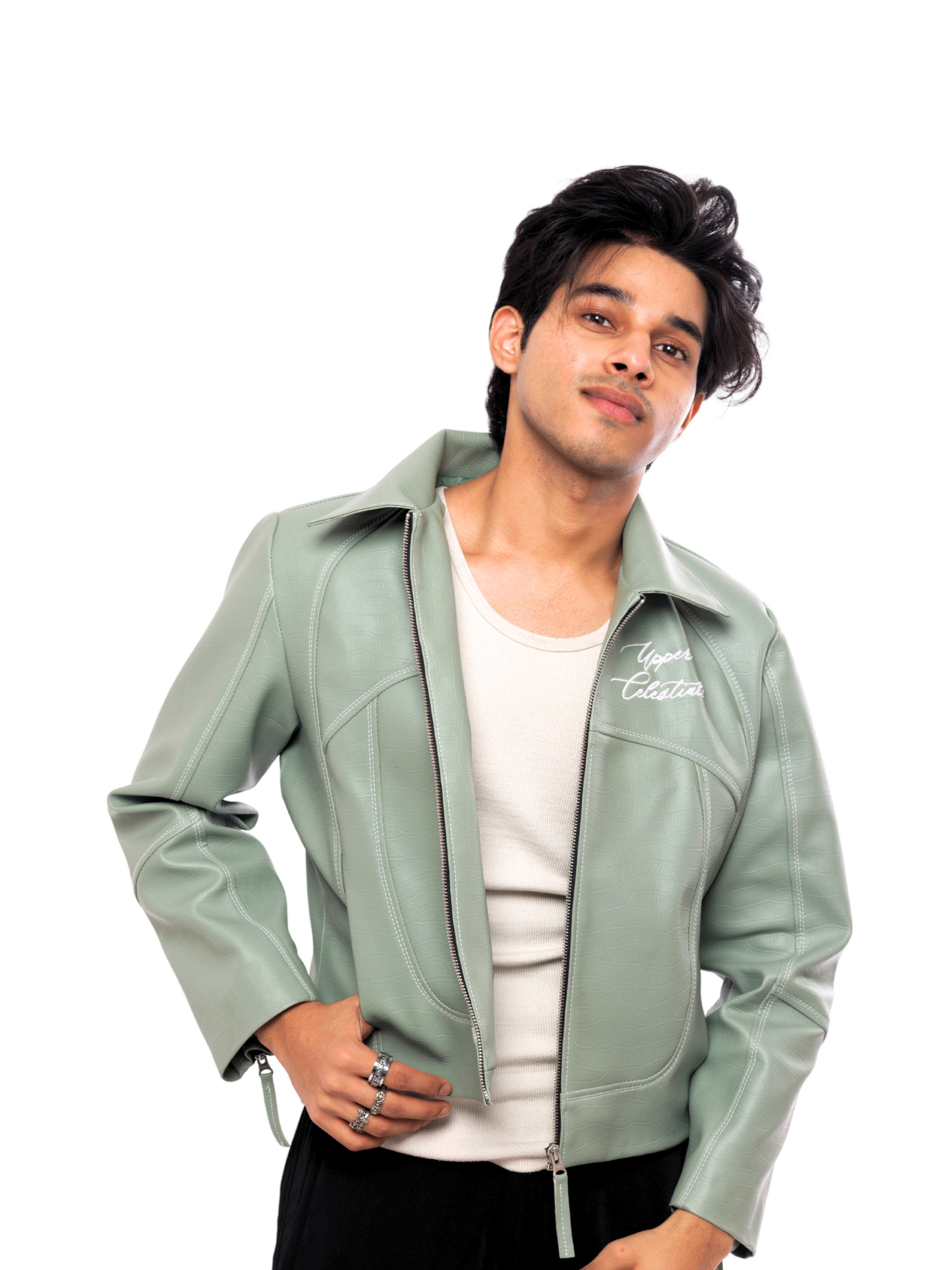 Sage Panelled Jacket