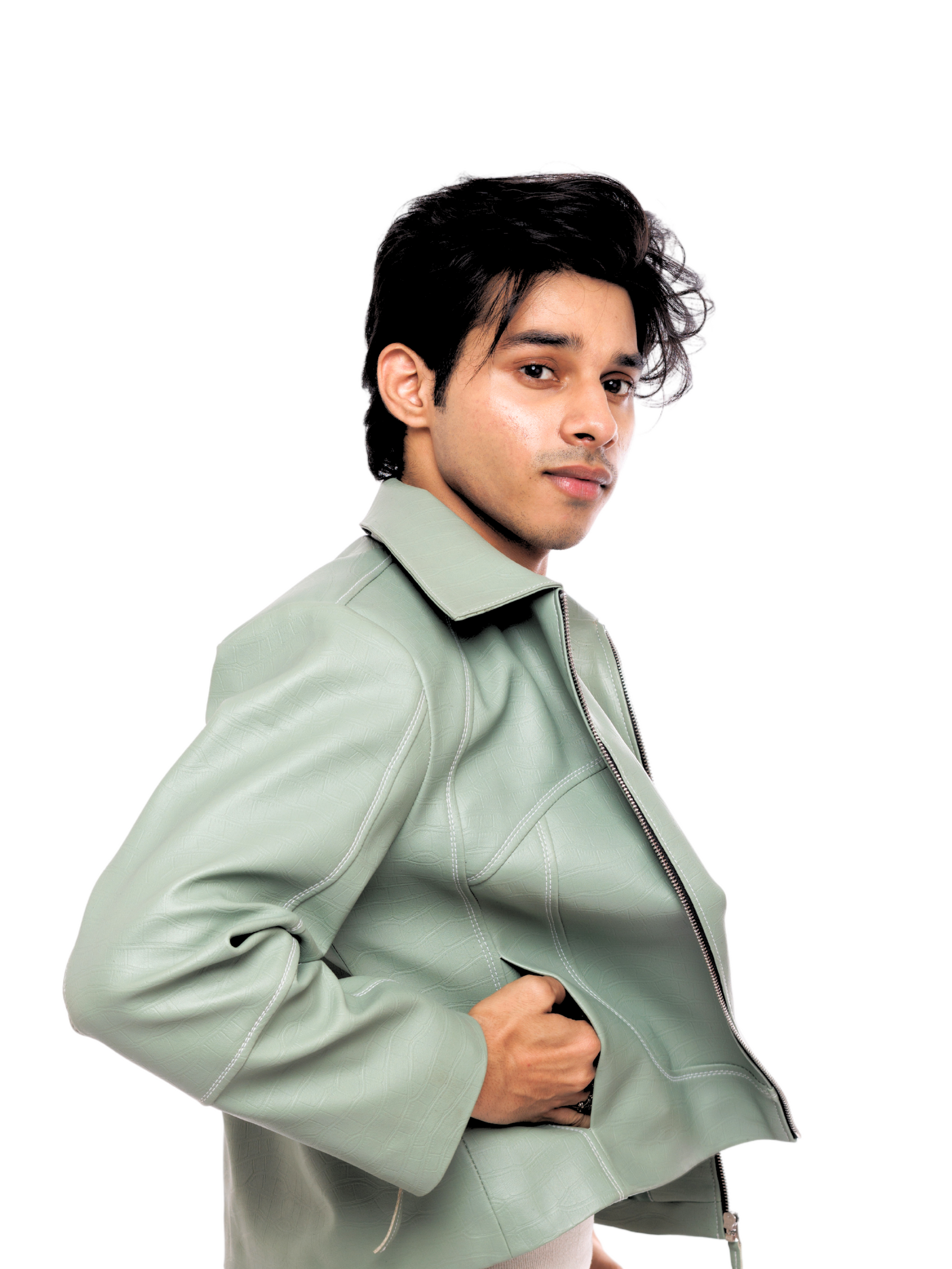 Sage Panelled Jacket