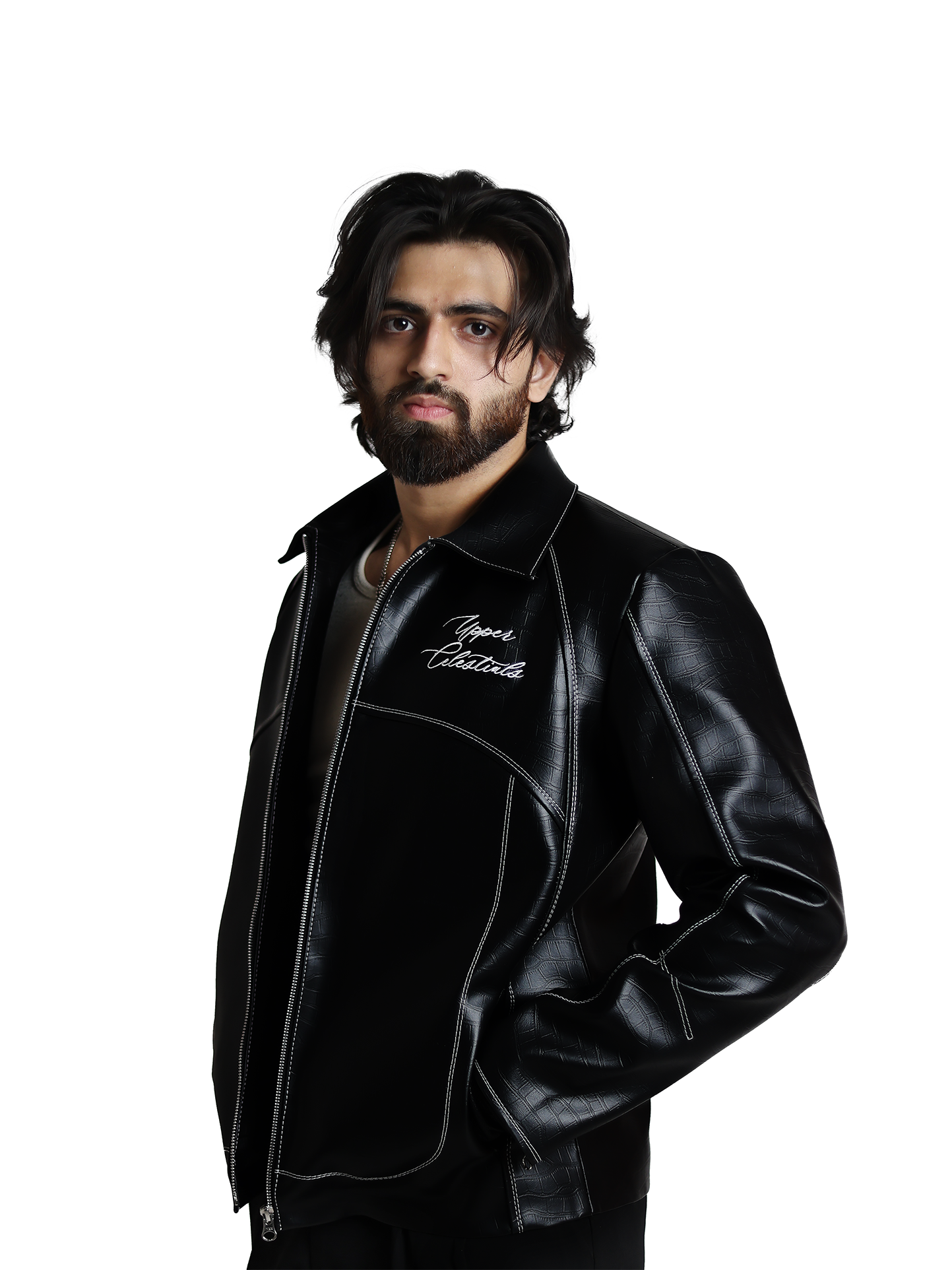 Noir Panelled Jacket