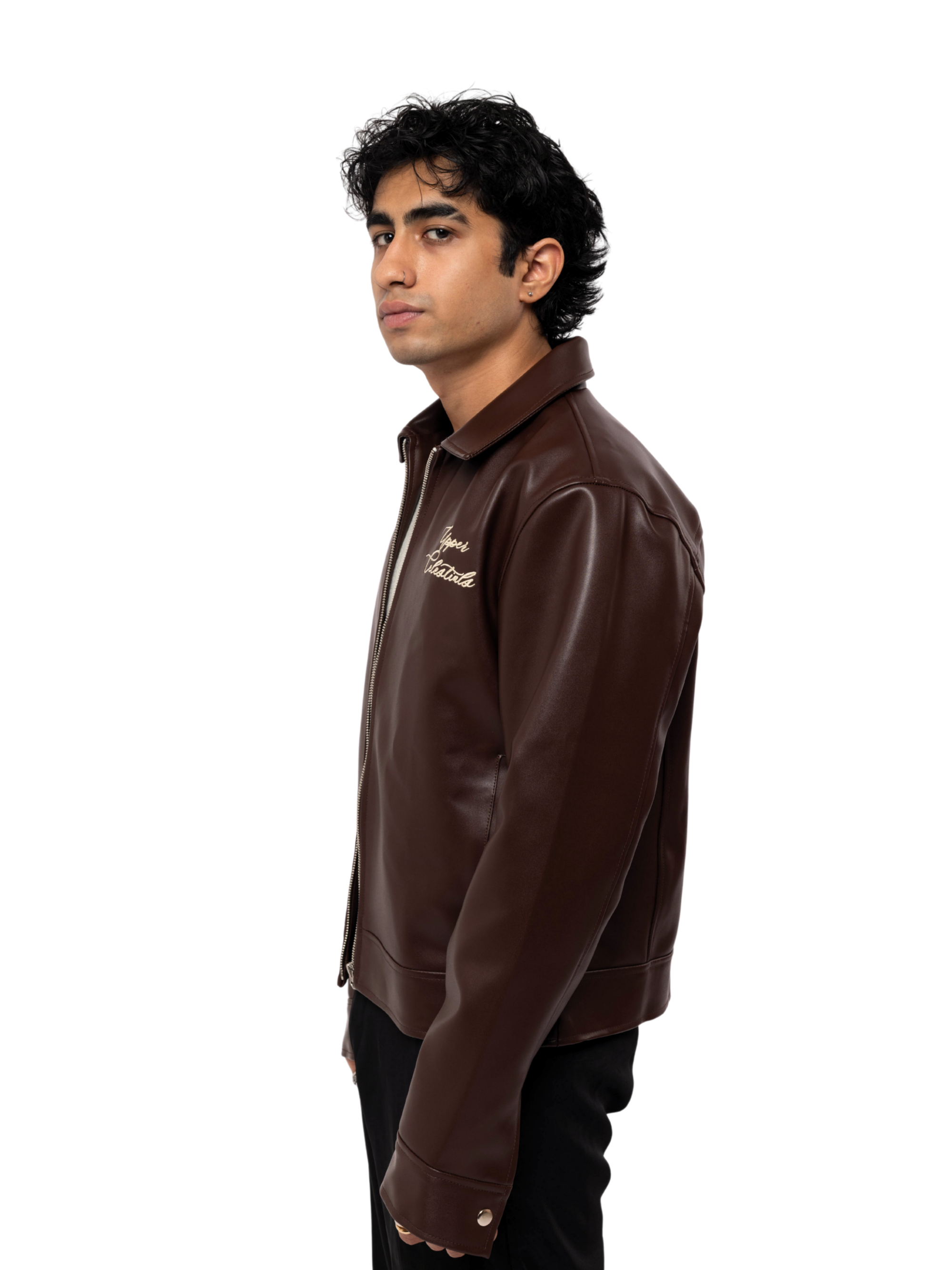 Vintage Brown Cropped Jacket