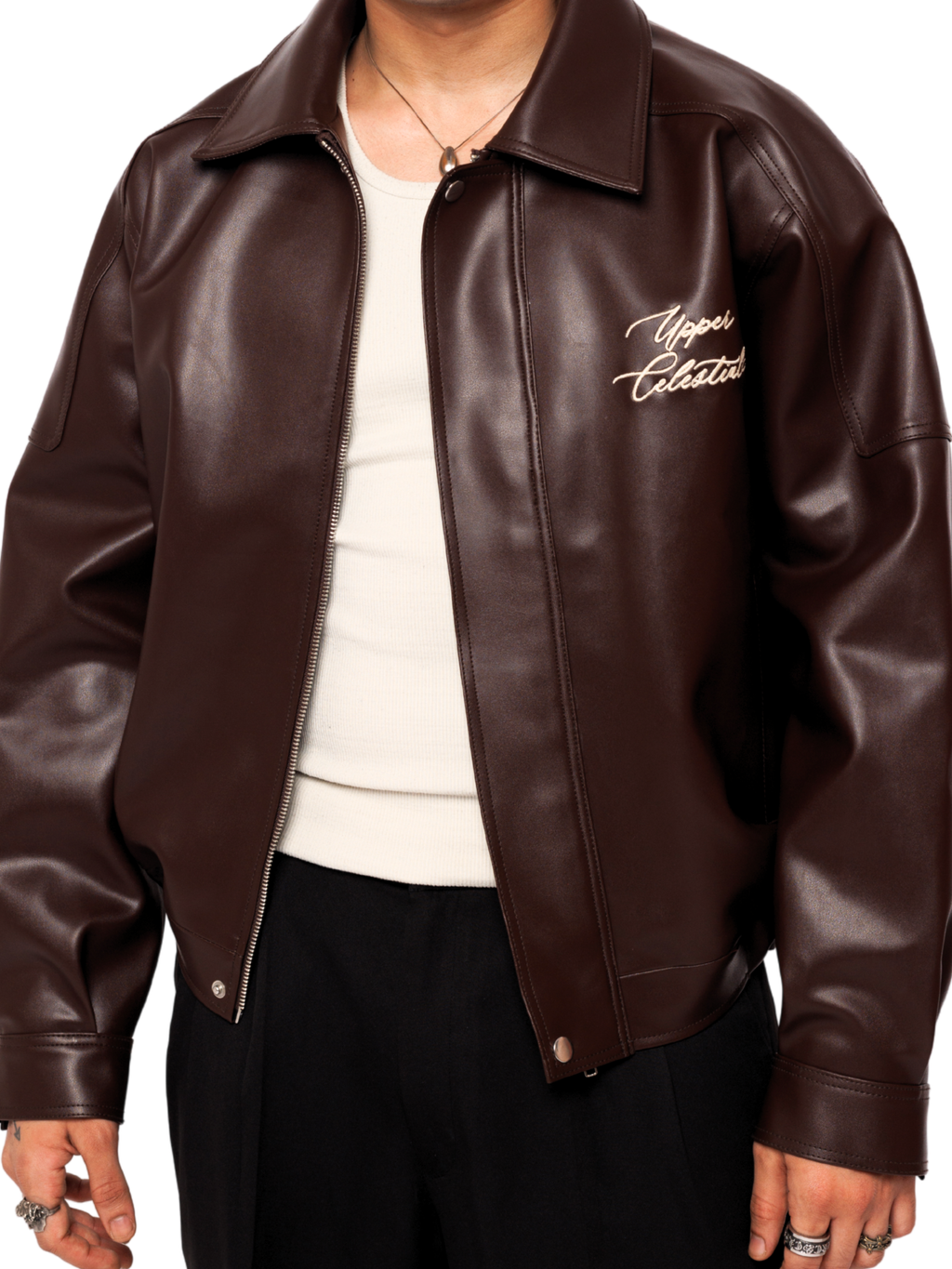 Vintage Brown Bomber Jacket