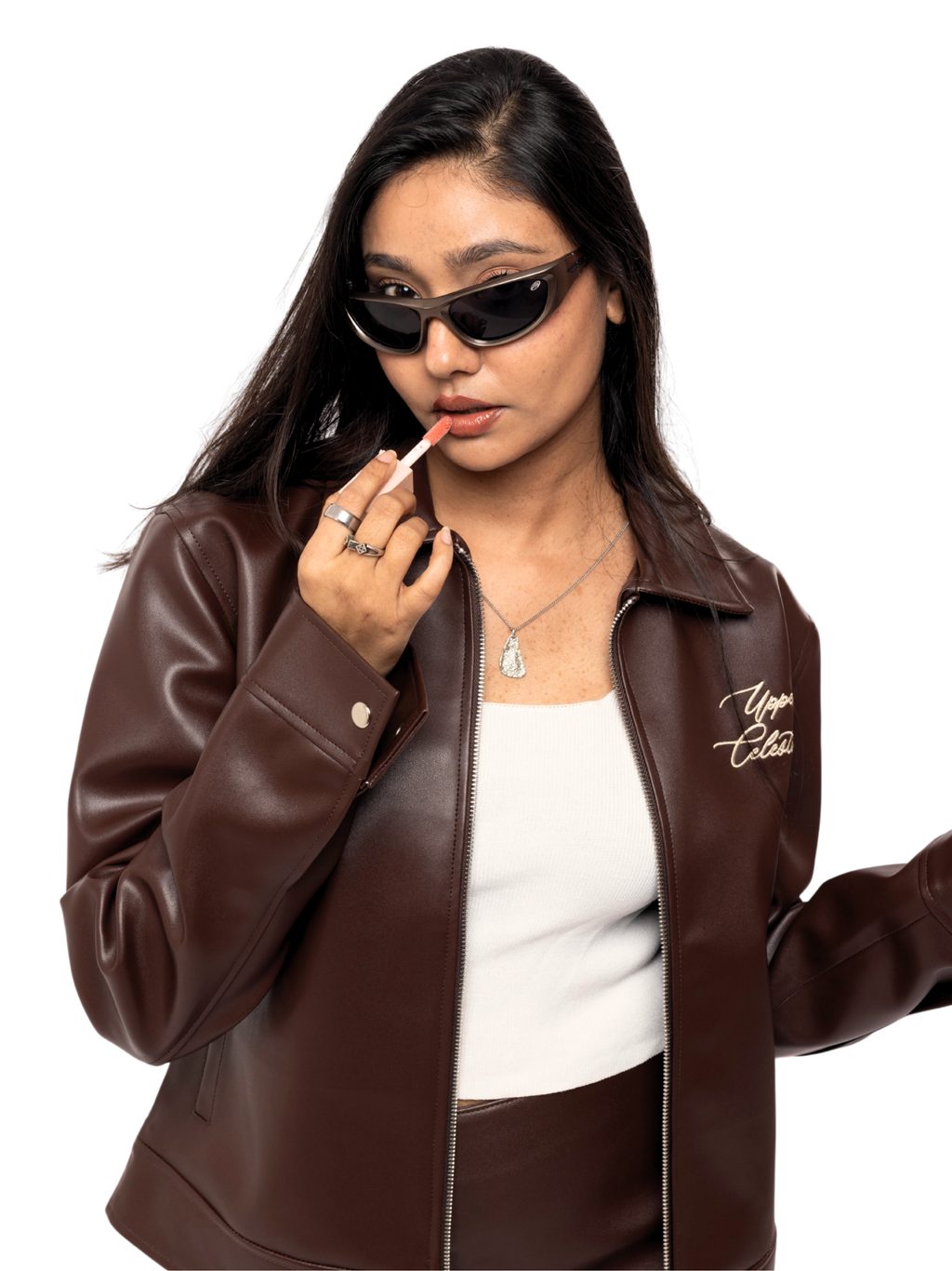 Vintage Brown Cropped Jacket