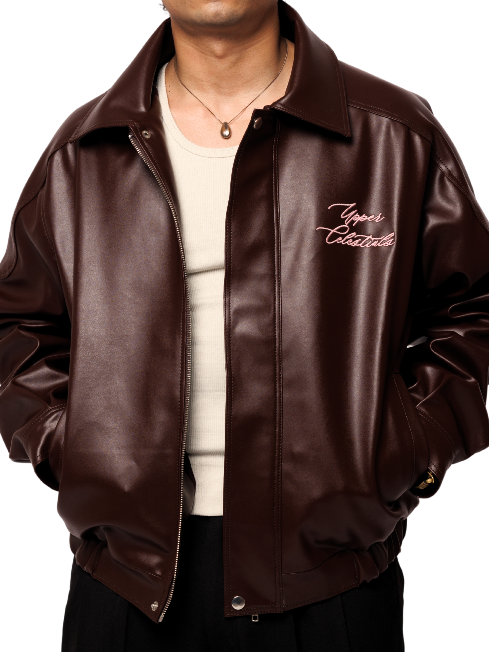 Vintage Brown Bomber Jacket - Limited Edition