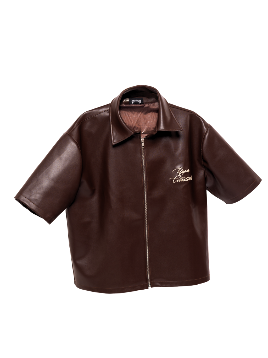 Brown Half Sleeve Jacket