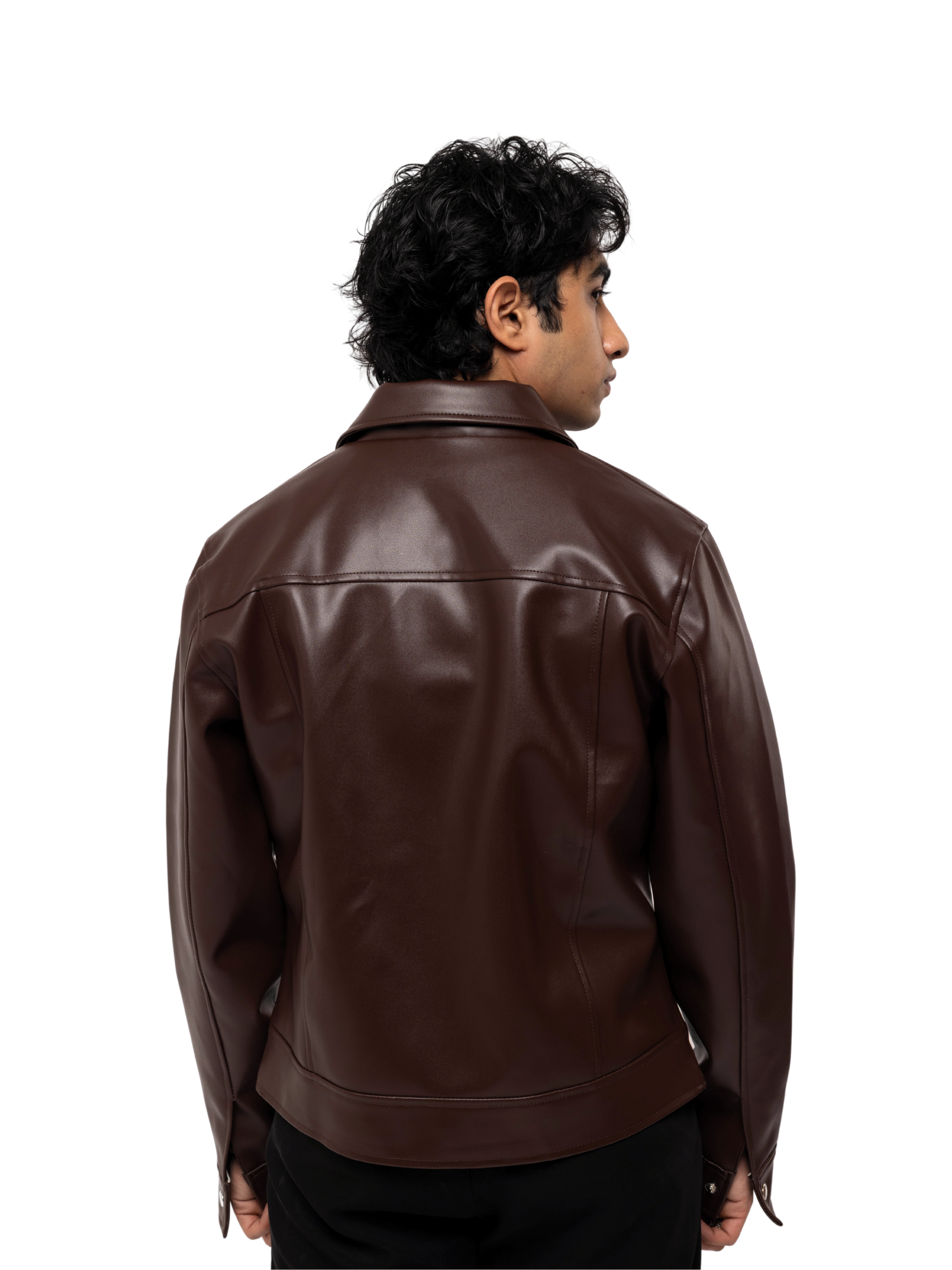 Vintage Brown Cropped Jacket