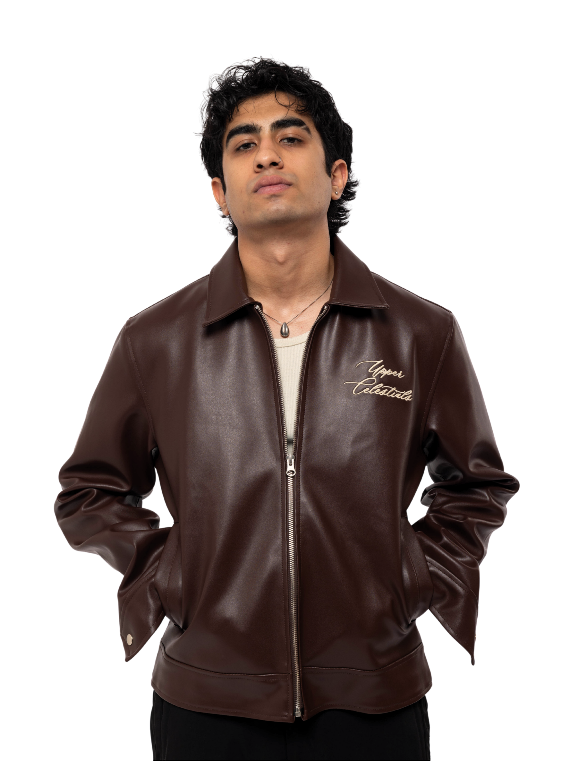 Vintage Brown Cropped Jacket